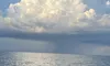 View of the sky and the water