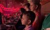 Young Boy Watching the Pirates Voyage Dinner and Show