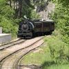 Train Comming into the Station with the 1880 Train: A 19th Centruy Train Ride Tour