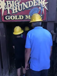 Entering the Mine at Big Thunder Gold Mine 