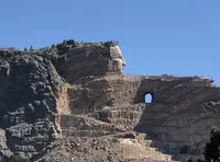 Side View of Mount Rushmore on the Mount Rushmore and Black Hills Tour