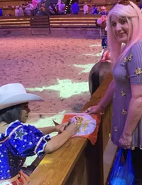 Autographs at Dolly Parton's Stampede Dinner Show Pigeon Forge