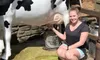 Milking a Cow at Silver Dollar City