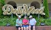 At the Entrance of Dollywood Theme Park Tennessee