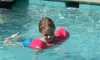 Young Girl Swimming at the Best Western Toni Inn