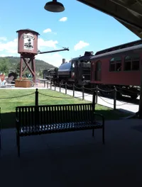 View of the Train at the 1880 Train: A 19th Century Train Ride Tour