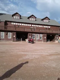 Outside Chuckwagon Supper and Show with the Black Hills Combo Bus Tour