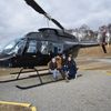 Guests Posing with the Helicopter