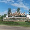 Entrance Sign to Dollywood Theme Park Tennessee