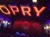 The image shows the illuminated sign