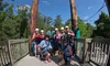 Getting Ready to go on the Zip Line
