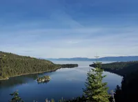 Emerald Bay on the Around the Lake Tahoe Tour