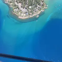 Over the Water with Lake Tahoe Helicopter Tours