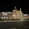 Outside Christmas Tree at Noah the Musical at Sight and Sound Theatres Branson