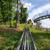Uphill on the Rocky Top Mountain Coaster