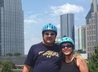 In Front of the Skyline with the Nashville Segway Tours