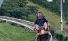 Customer Riding on Rocky Top Alpine Mountain Coaster