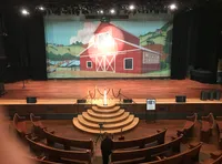 Stage during the Ryman Auditorium Tours