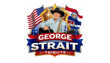 The image features a man in a cowboy hat playing guitar, with American flags in the background, and text reading 