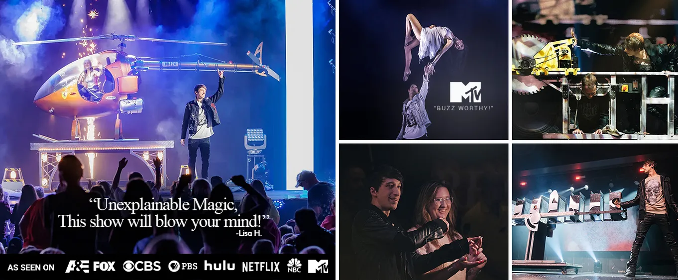 Reza Branson Edge of Illusion Magic Show