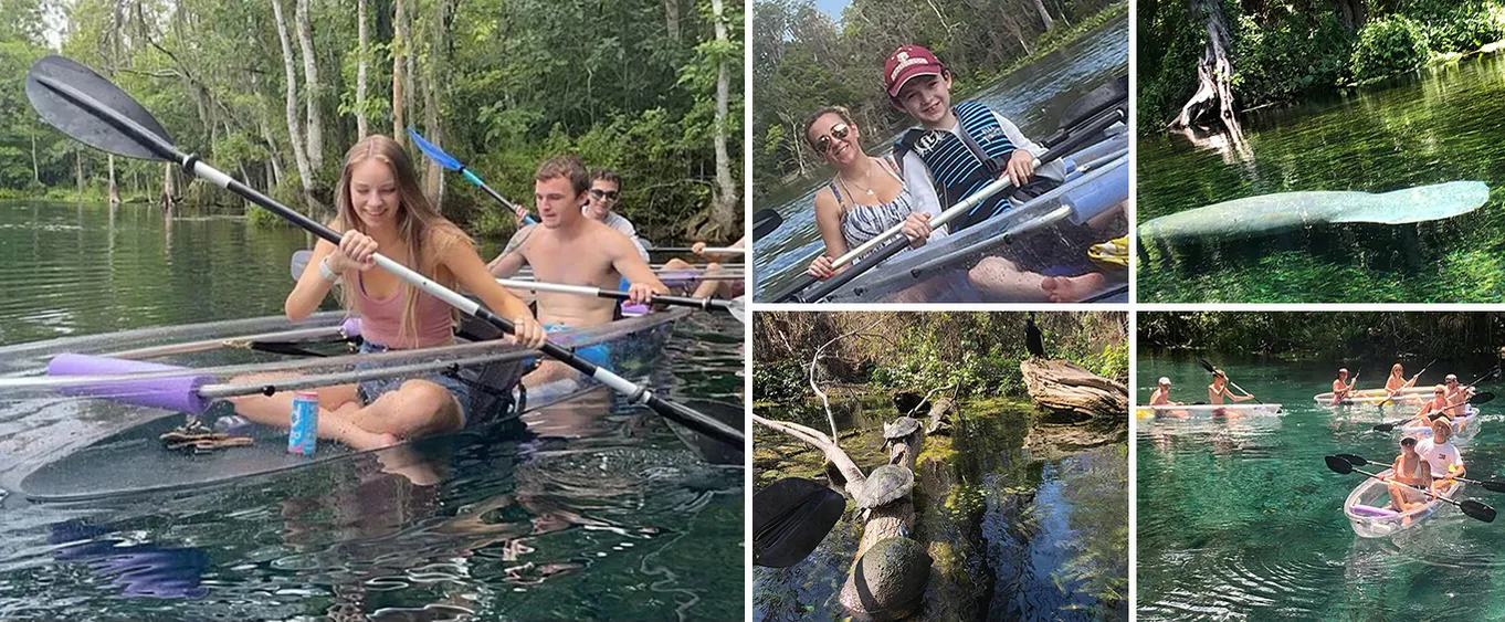 Clear Canoeing at Silver Springs