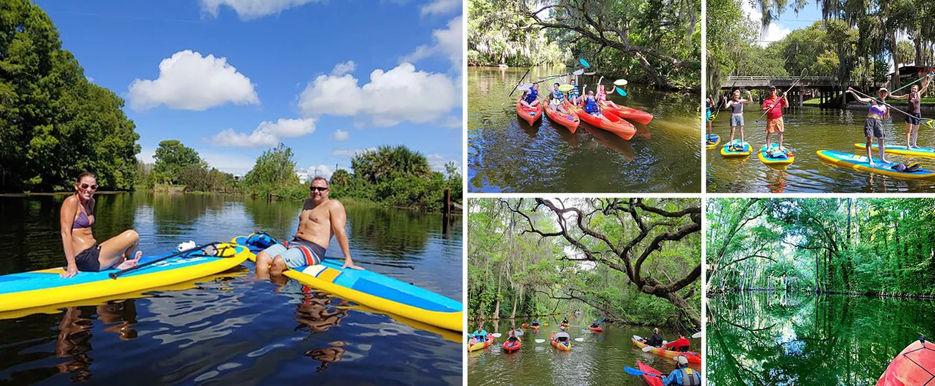 Central Florida Kayak and Paddle Board Rentals on the Dora Canal