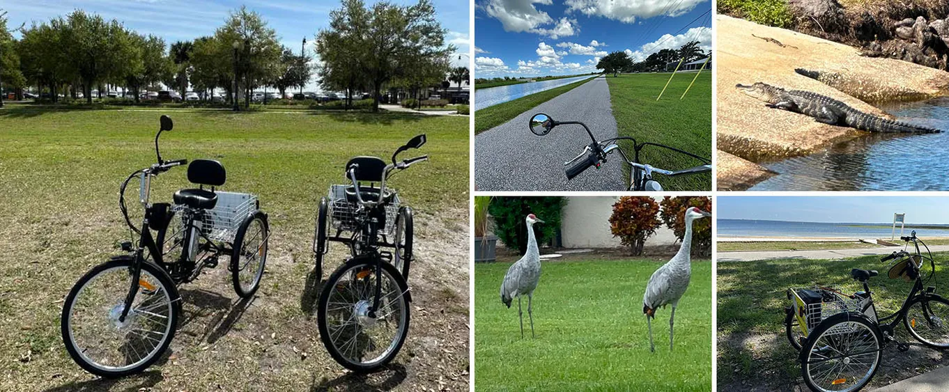 Kissimmee and St. Cloud Beach Tour on All Electric Trike (8 HRS.)