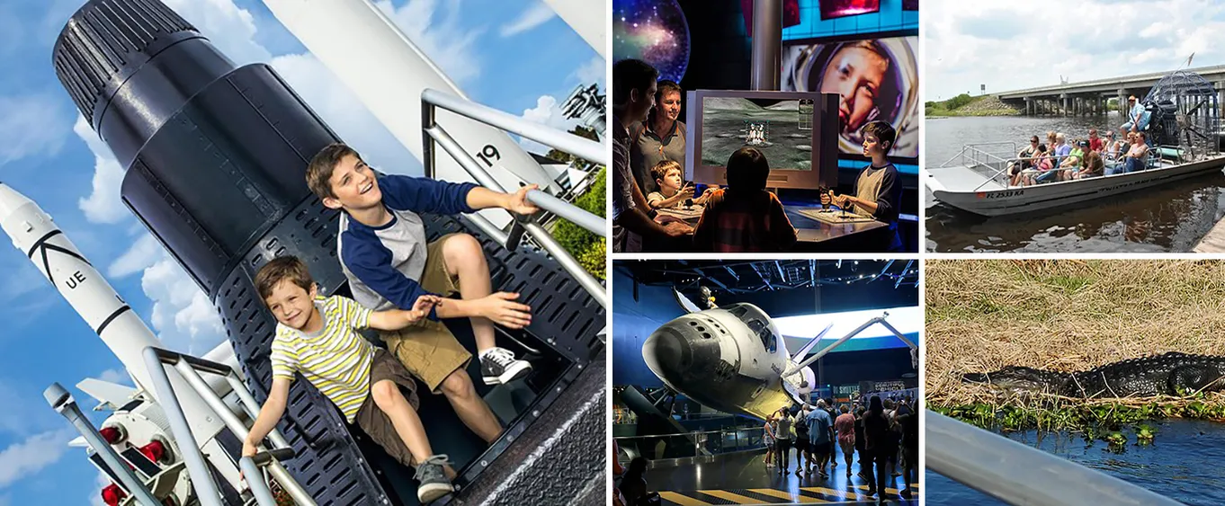 Kennedy Space Center Day Tour with Airboat Ride from Orlando