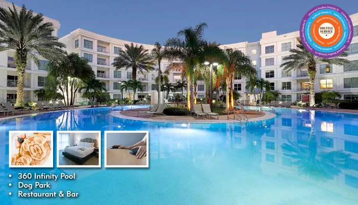 Outdoor Pool at Melia Orlando Suite Hotel at Celebration