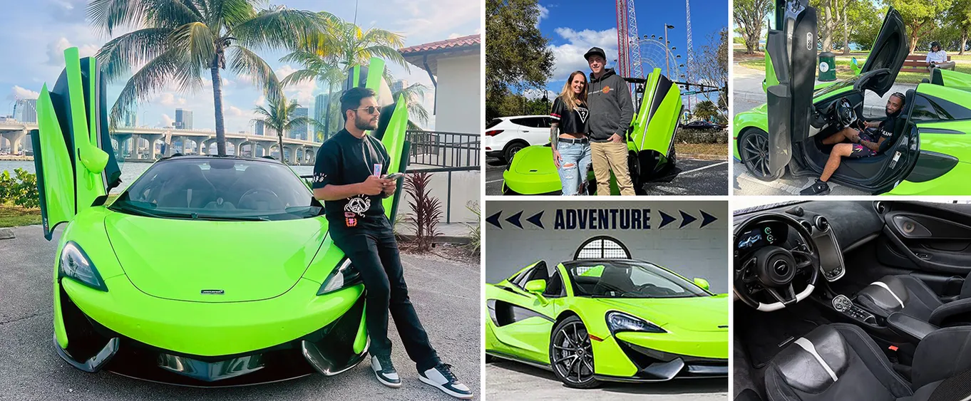 McLaren 570S Spyder - Supercar Driving Experience in Miami, FL