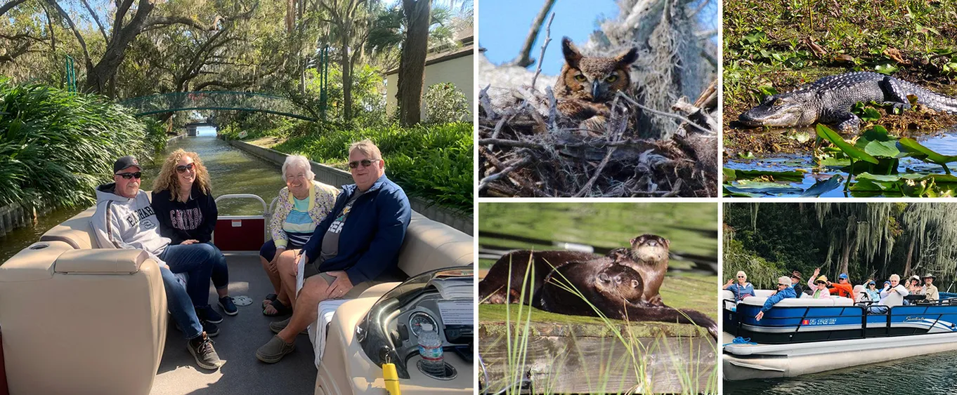 Guided Historical Wildlife Sightseeing Cruise of The Famous Chain of Lakes in Florida