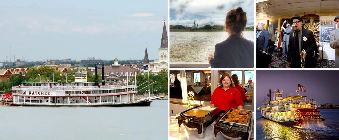 Steamboat Natchez New Orleans Lunch & Dinner Cruises