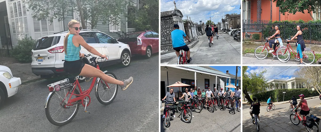 New Orleans Garden District and Cemetery Biking Tour