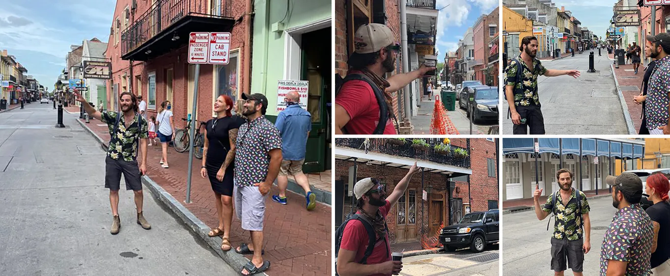Private Guided Walking Tour of Bourbon Street