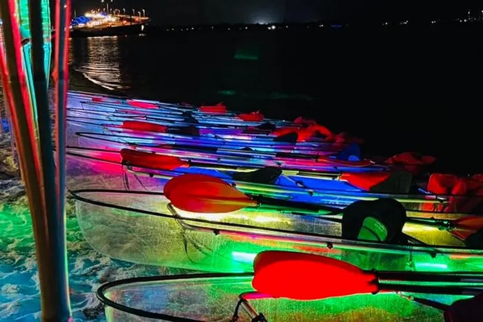 Paddle N Glow, Night Adventure in the Bay of Pcb, Fl Photo