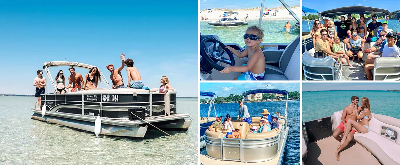 10 Passenger Pontoon Boat Rentals in Crab Island