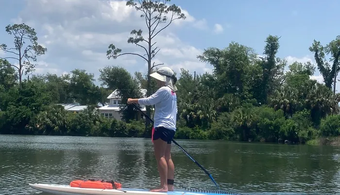 Stand Up Paddle Board Lesson in Panama City Florida Photo