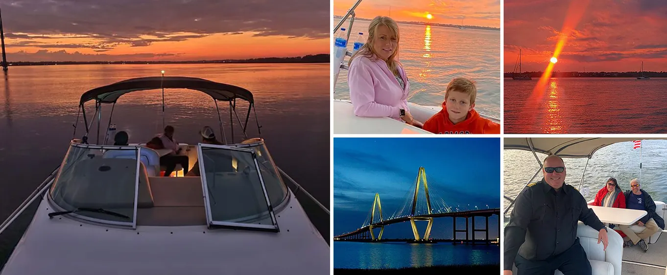 Charleston Sunset Tour by Boat