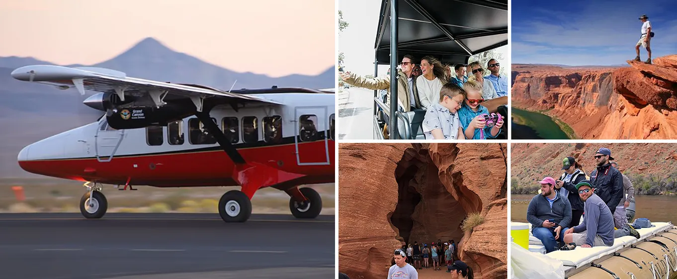 Arizona Highlights Day Trip with Flight, Jeep Tour, and River Rafting