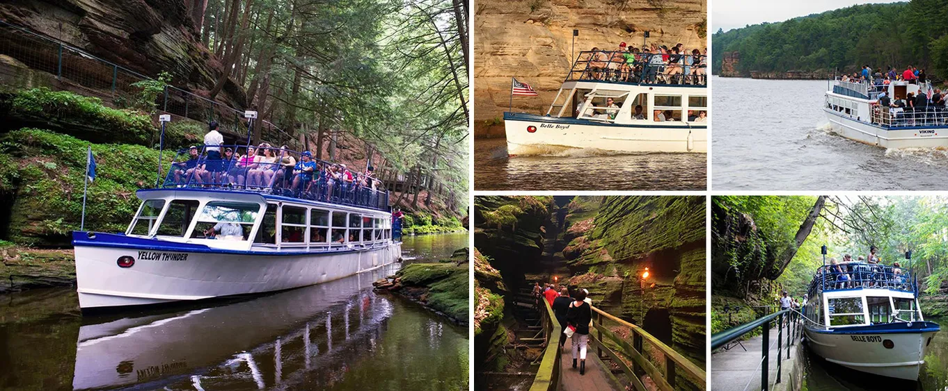 Upper Dells Boat Tour