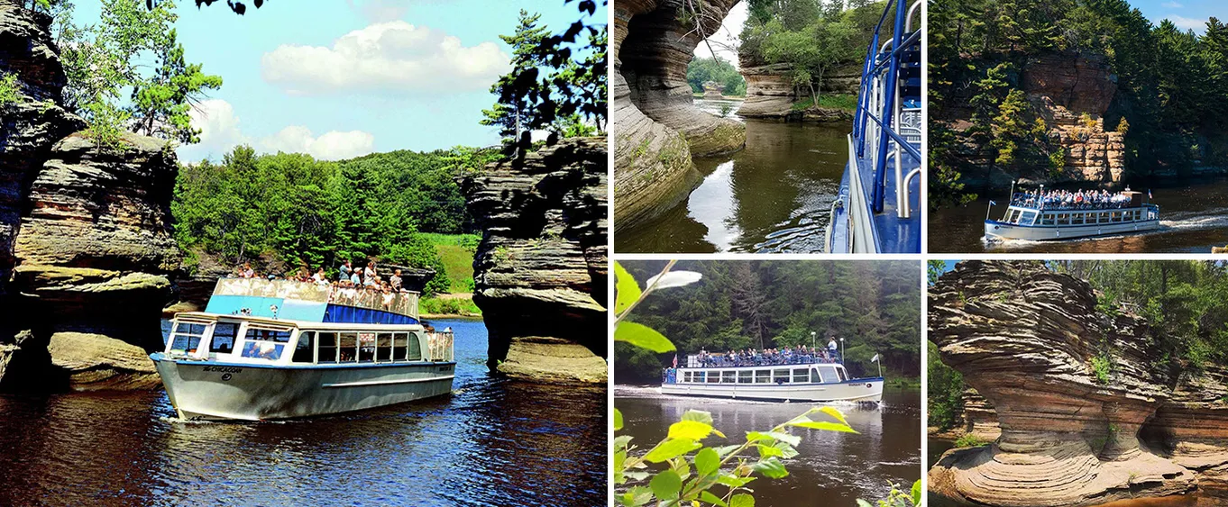 Lower Dells Boat Tour