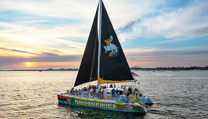 Sunset Catamaran Sail Panama City Photo