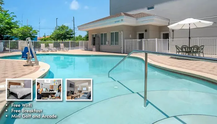 Outdoor Pool at Garner Hotel Panama City Beach