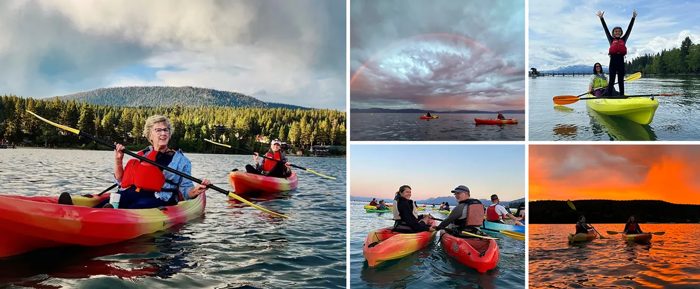 3-Hour Kayak Rental in Tahoe City for Two Person