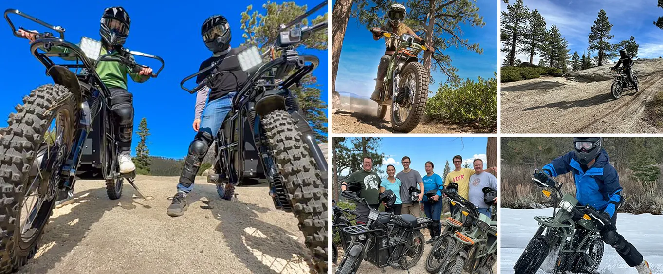 Electric Dirtbike Adventure in Lake Tahoe