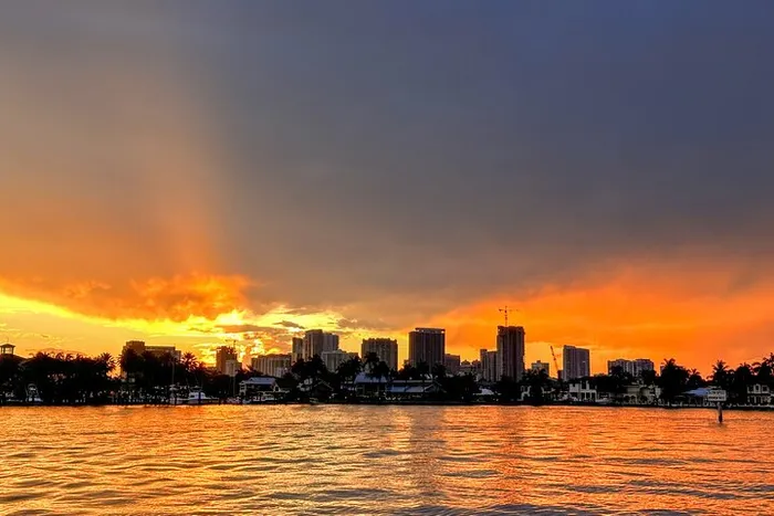 Sunset Boat Tour Through Fort Lauderdale Photo