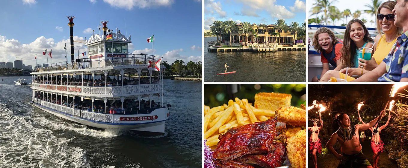 Jungle Queen Riverboat Fort Lauderdale Sightseeing & Dinner Cruises