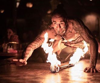 Fire Performer at Mai-Kai Polynesian Dinner Show