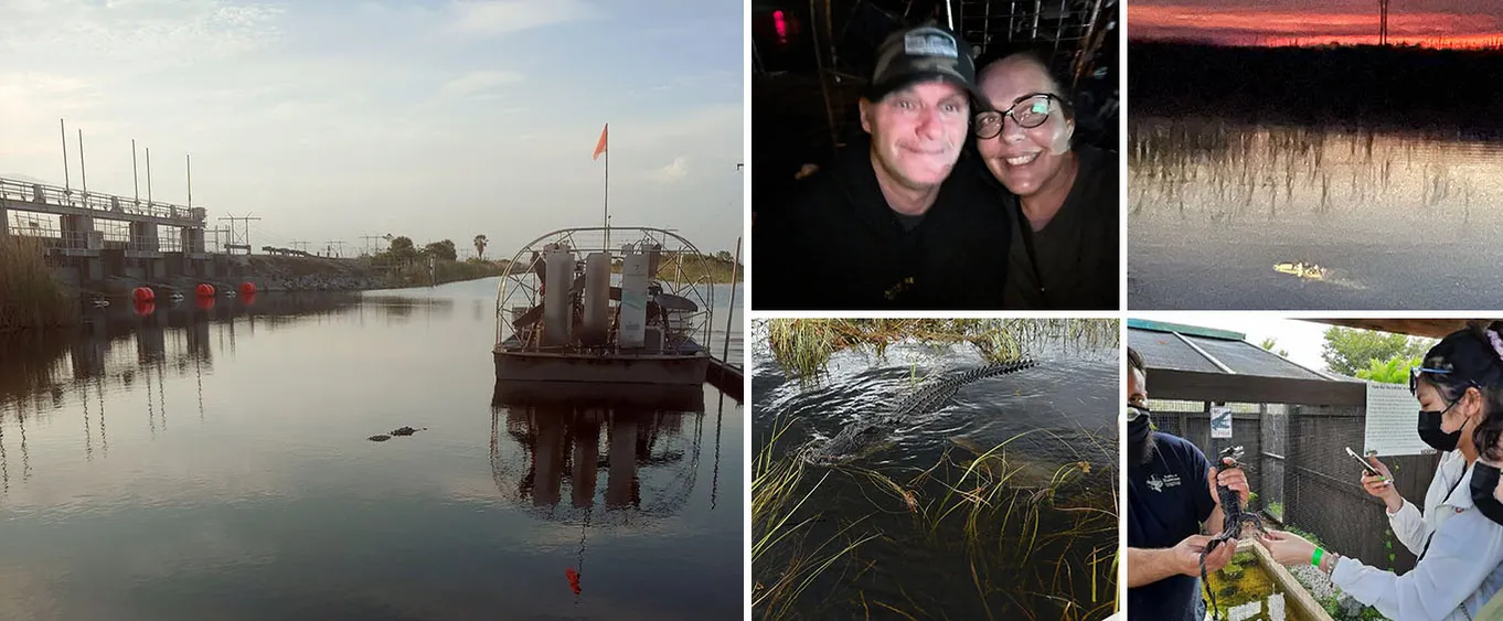 Florida Everglades Airboat Tour at Night