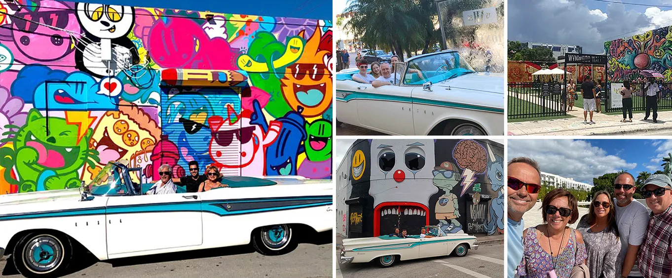 2 Hours Private Classic Car Tour of Miami Beach & Wynwood